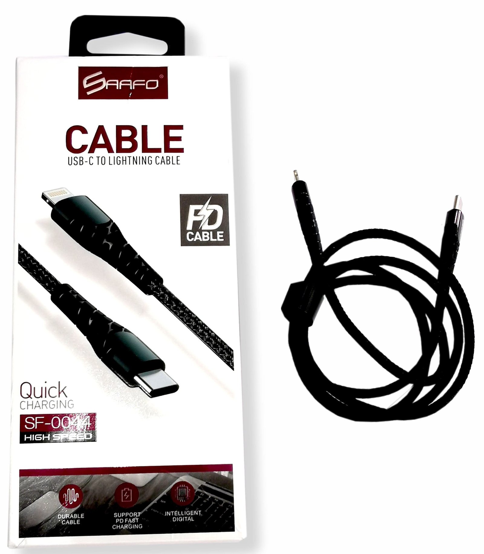 SAAFO SF-0044 TYPE C TO LIGHTINING 1M CABLE 20W PD