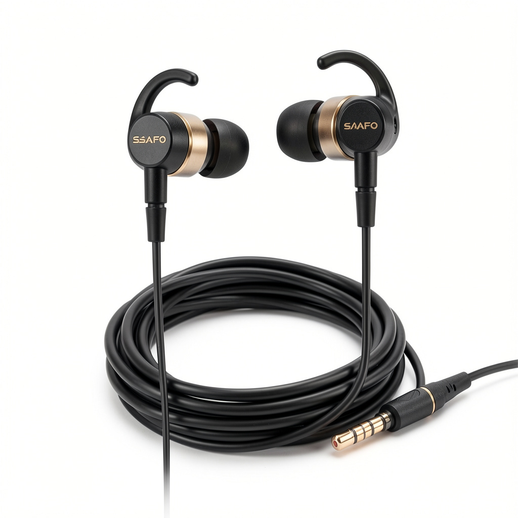 SAAFO SF-0265 STEREO WIRED EARPHONES