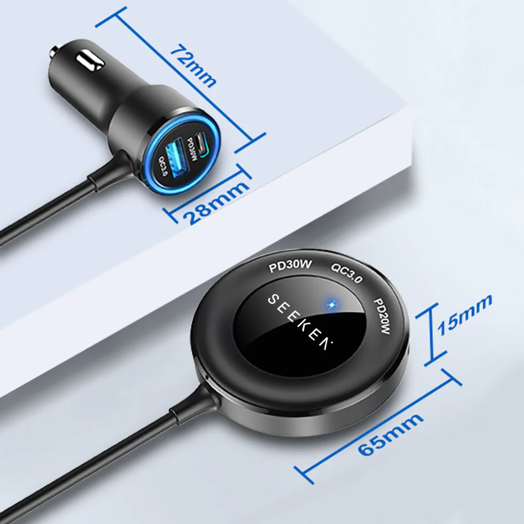 SEEKEN MULTI PORT 98W FAST CAR CHARGER