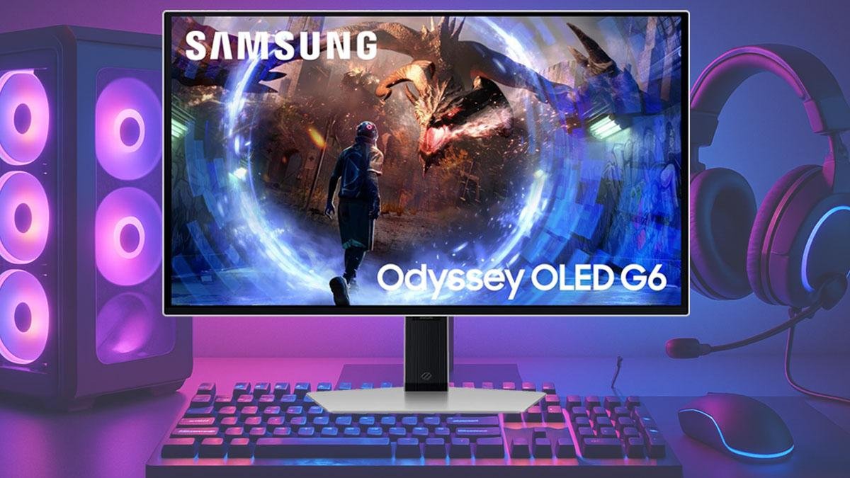 68.5 cm (27) Odyssey OLED G6 G61SH QHD 240Hz Gaming Monitor
