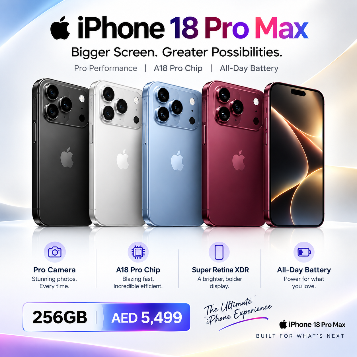 iPhone 18 Pro Max – 256GB